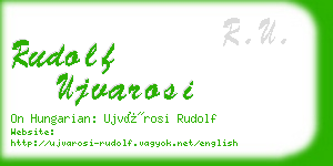 rudolf ujvarosi business card